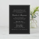 Search for formal black wedding invitations Elegant