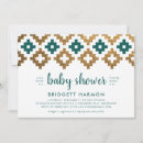 Search for aztec baby shower invitations Gold