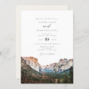 Search for yosemite wedding invitations Watercolor