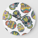 Search for skull clocks Colourful