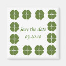 Search for shamrock save the dates Green