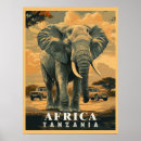 Search for vintage safari posters Elephant