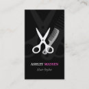 Search for hair comb business cards Modern
