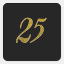 Search for twenty five years stickers Black
