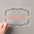 Search for elegant clear wedding invitations Script