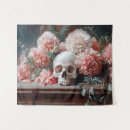 Search for gothic skull art Skull and flowers