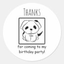 Search for for coming to my party stickers Black