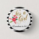 Search for pink stripes badges Grandma to be
