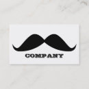 Search for moustache business cards Black and white