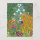 Search for gustav klimt flower garden postcards Landscape