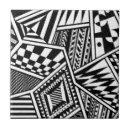 Search for black and white abstract tiles Shapes