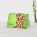Search for red haired cards Dachshund