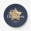 Search for blue christmas plates Gold