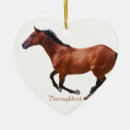 Search for thoroughbred horse christmas tree decorations Running