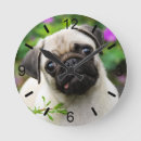 Search for pug clocks Funny