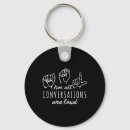 Search for conversations key rings Asl