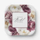 Search for bridal shower plates Feminine