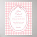 Search for pink gingham posters For her