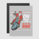 Search for motorbike seasonal cards Santa