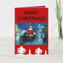 Search for harley christmas cards Santa