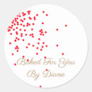 Search for bakery tags stickers Red