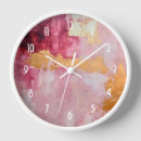 Search for artsy clocks Pink