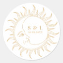 Search for moon wedding stickers Thank you