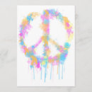 Search for peace cards invites Blue