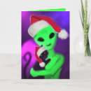 Search for astronomy christmas cards Alien
