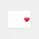 Search for heart shaped post it notes Red hearts