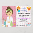 Search for spa bridal shower invitations Pedicure