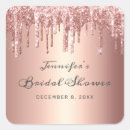 Search for rose gold bridal shower stickers Girly