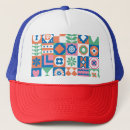 Search for abstract pattern hats Illustration