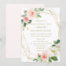 Search for geometric birthday invitations Modern