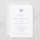 Search for bee wedding invitations Blue