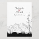 Search for tree silhouette wedding invitations Black