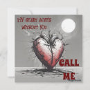 Search for broken heart invitations Red