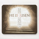 Search for risen mousepads Christianity