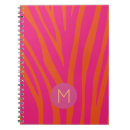 Search for pink zebra stripes notebooks Modern