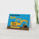 Search for excavator birthday cards Construction