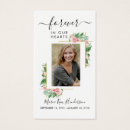 Search for wallet memorial cards Forever in our hearts
