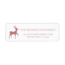 Search for faux rose gold return address labels Classic