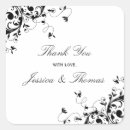 Search for swirl wedding stickers Black and white