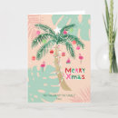 Search for palm tree photo christmas cards Green