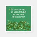 Search for shamrock napkins Good luck