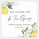 Search for bridal shower favour stickers Lemon