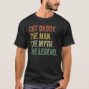 Search for cat dad mens tshirts Retro