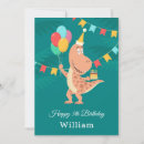 Search for dinosaur 5th birthday cards Cute