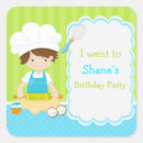 Search for kids cooking party stickers Birthday