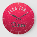 Search for retro diner clocks Red